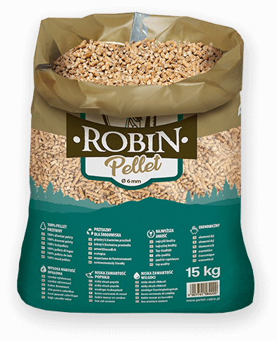 worek pelletu opałowego Robin do kupienia w Puszczykowie lub sklepie internetowym